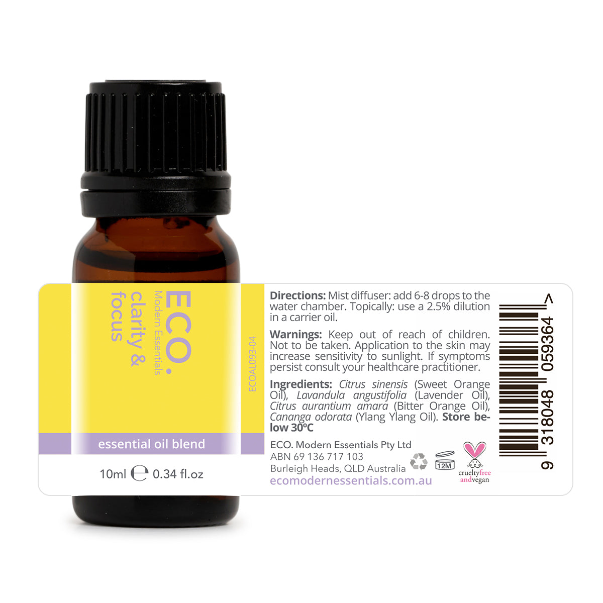 Clarity & Focus Essential Oil Blend