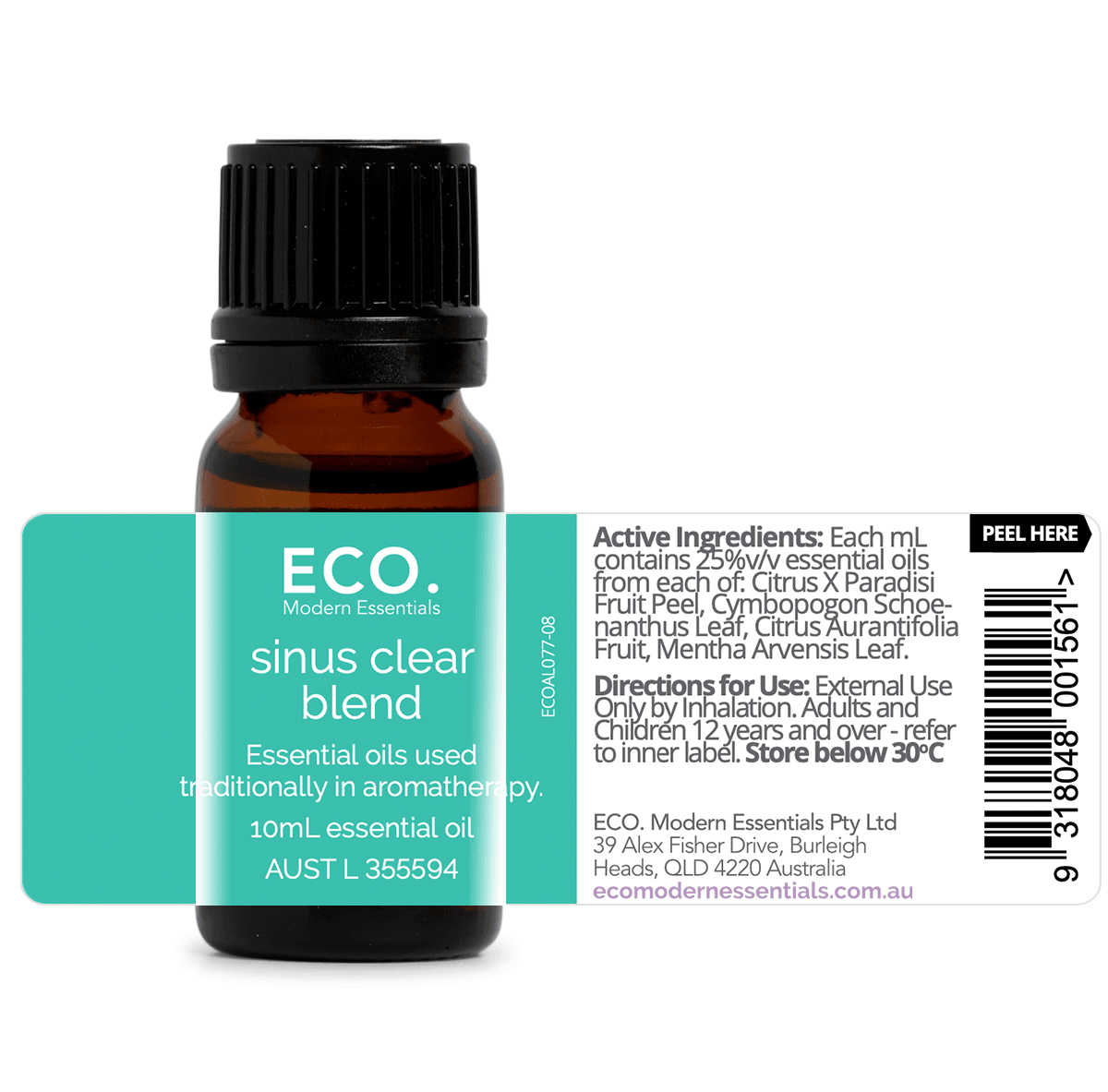 Sinus Clear Essential Oil Blend - ECO. Modern Essentials